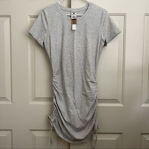 Ruched Side Short Sleeve Dress